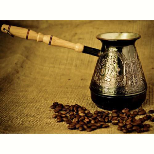 Турка джезва медная SNT со съемной ручкой Козаки 500мл 50082 Одеса - зображення 3