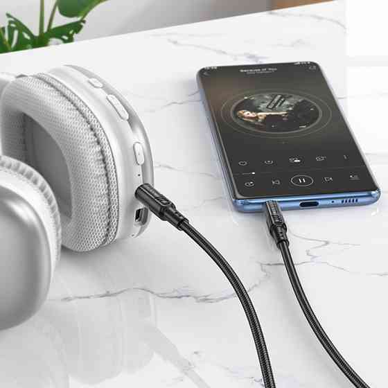 Аудио кабель Aux Hoco UPA27 Spirit transparent (1.2m) Херсон