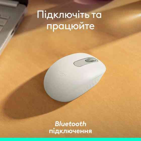 Мышь компьютерная безпроводная Logitech M196 Bluetooth White L910-007460 белая Киев
