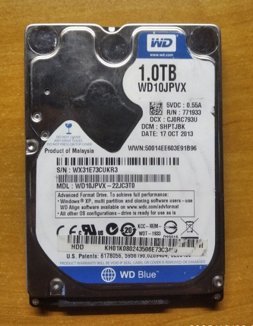 Жорсткий диск Western Digital Blue 1TB Київ - зображення 1