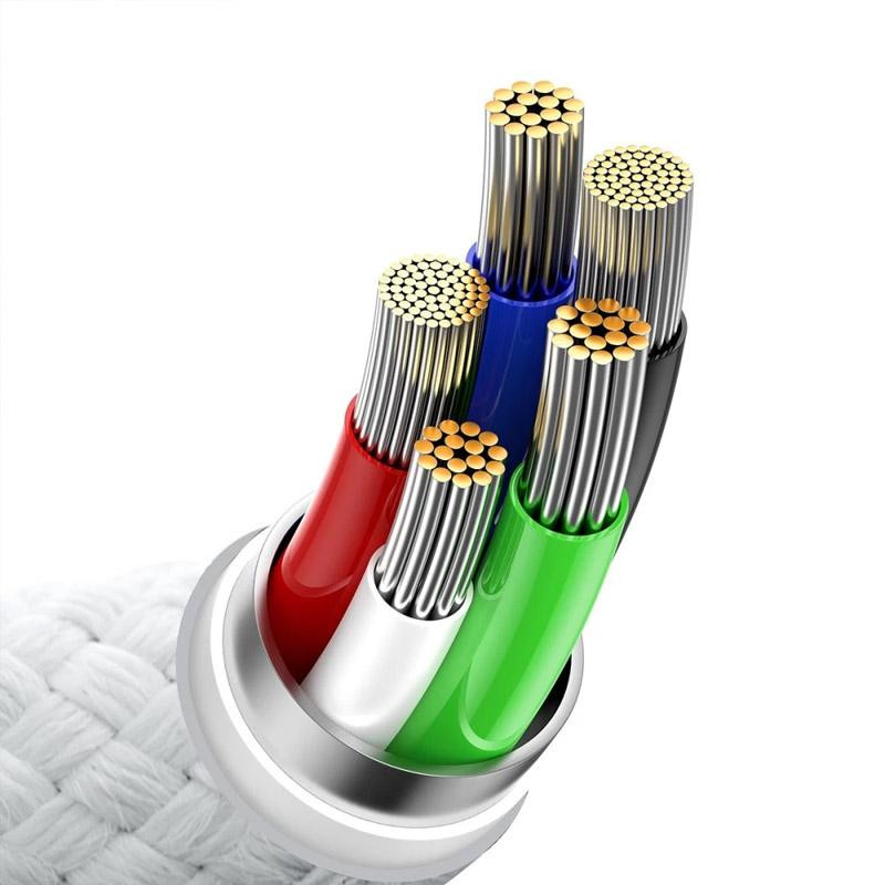 Дата кабель Baseus Glimmer Series Fast Charging Type-C to Type-C 100W 1m (CADH00070) Херсон - зображення 7
