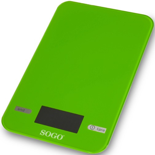 Весы кухонные SOGO SS-3960G 5 кг зеленые Київ - зображення 3