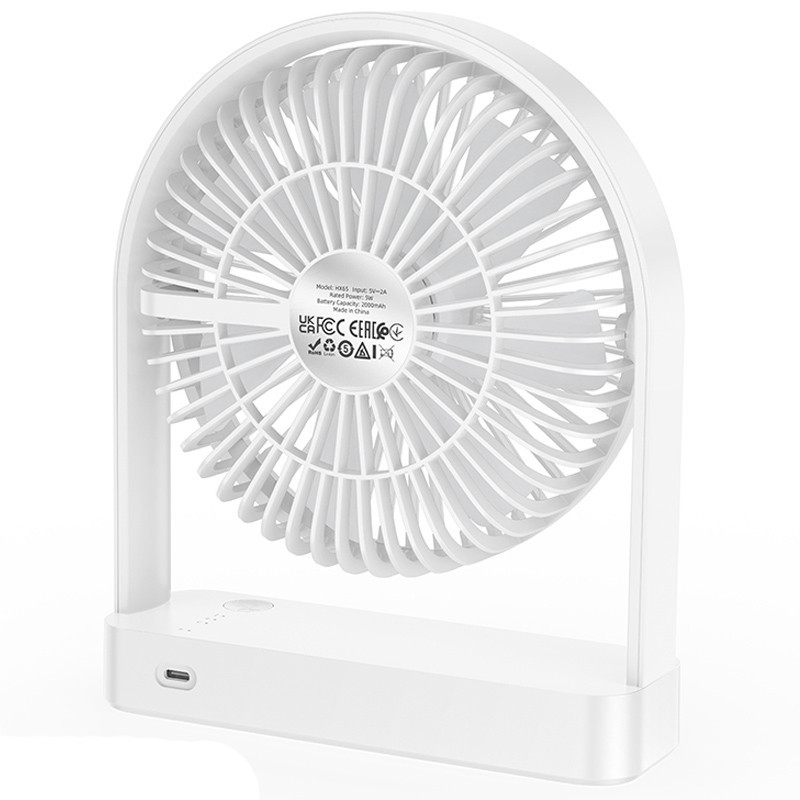 Настольный вентилятор Hoco HX65 ultra-thin desktop fan 2000 mAh Херсон - изображение 5