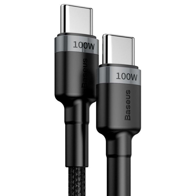 Дата кабель Baseus Cafule Type-C to Type-C PD2.0 100W (2m) (CATKLF-AL) Херсон - зображення 4