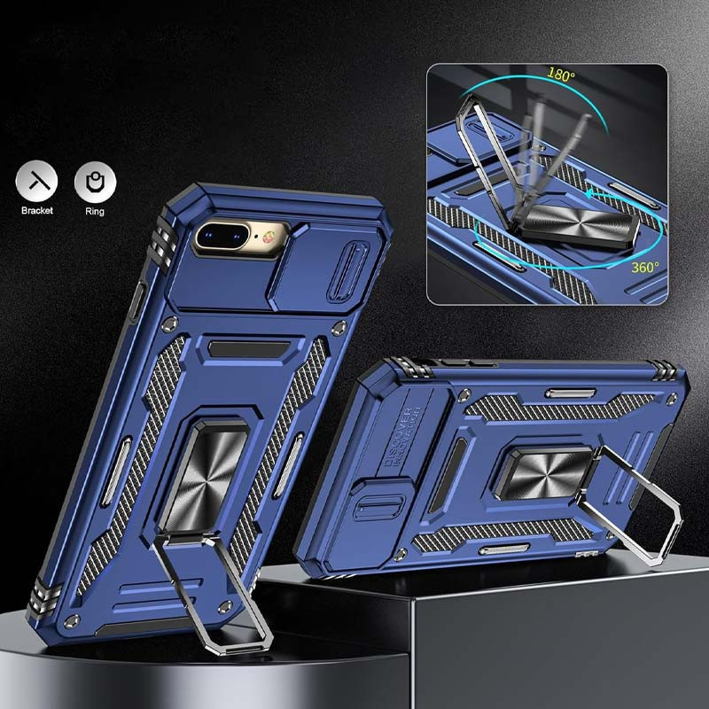 Ударопрочный чехол Camshield Army Ring для Apple iPhone 7 plus / 8 plus (5.5") Херсон - зображення 4