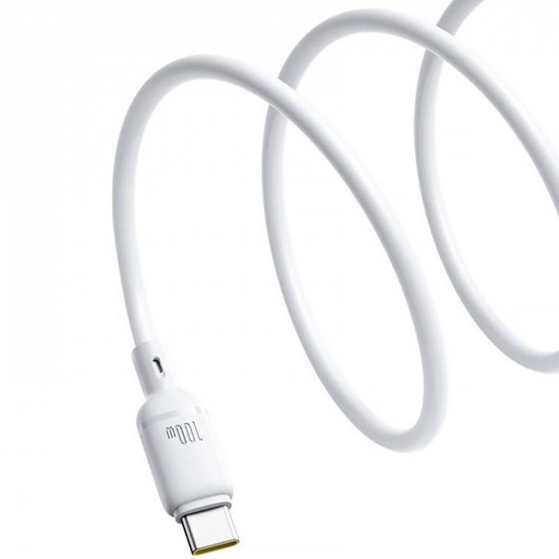 Дата кабель Baseus Silky Series OS Fast Charging Type-C to Type-C 100W (1m) (P10377704) Херсон - зображення 4