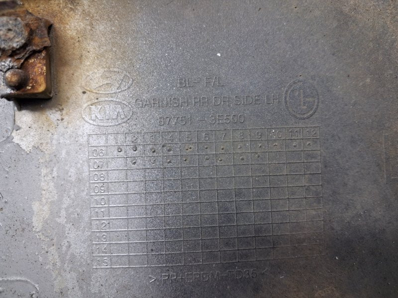 Накладка двери Kia Sorento BL 2.5 DIESEL D4CB 2002 задн. лев. (б/у) Киев - изображение 7