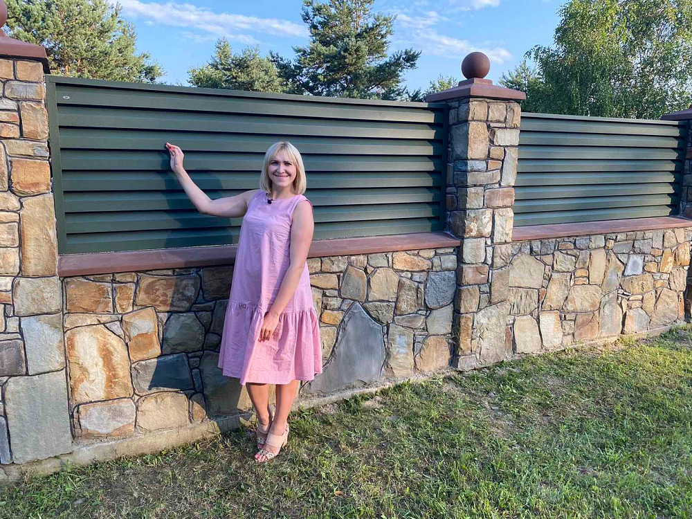 Сучасний металевий паркан - огорожа Жалюзі від виробника Рівне - зображення 7