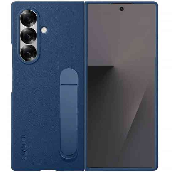 Кожаный чехол Leather Case (AAA) with stand для Samsung Galaxy Z Fold7 Херсон