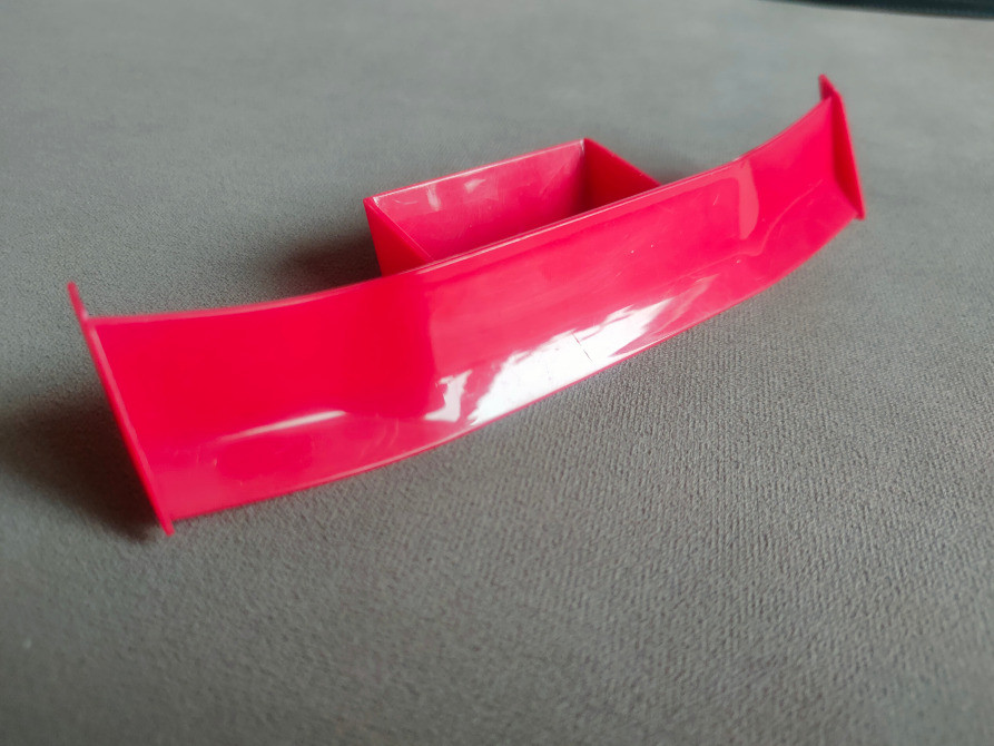 Мини Спойлер Красный на авто усиленный скотч Київ - зображення 4