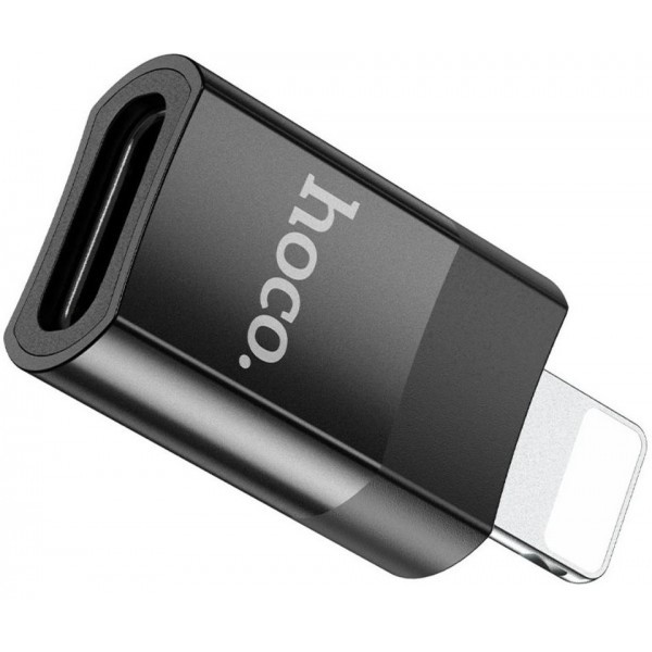 Адаптер Hoco UA17 Lightning to Type-C Black (Код товару:22567) Харків - зображення 2