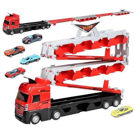 Игровой набор-грузовик SHT D663-T202 Catapult Truck + 8 small car Херсон