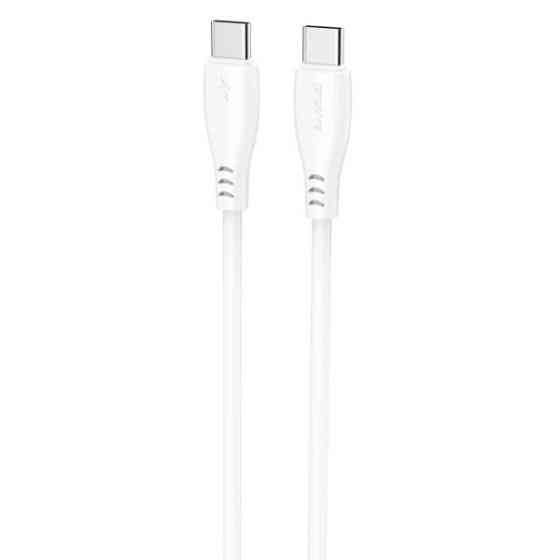Кабель Proove Simple Silicone Type-C to Type-C 60W 1m White (CCSI60002202) Харків