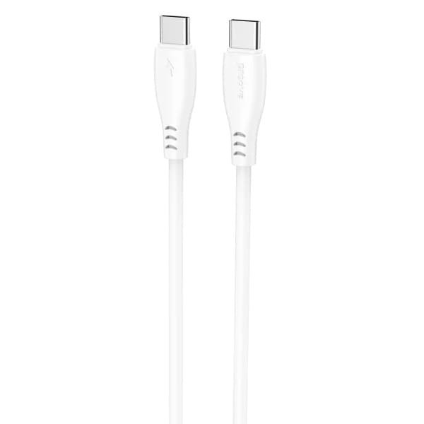 Кабель Proove Simple Silicone Type-C to Type-C 60W 1m White (CCSI60002202) Харків - зображення 1