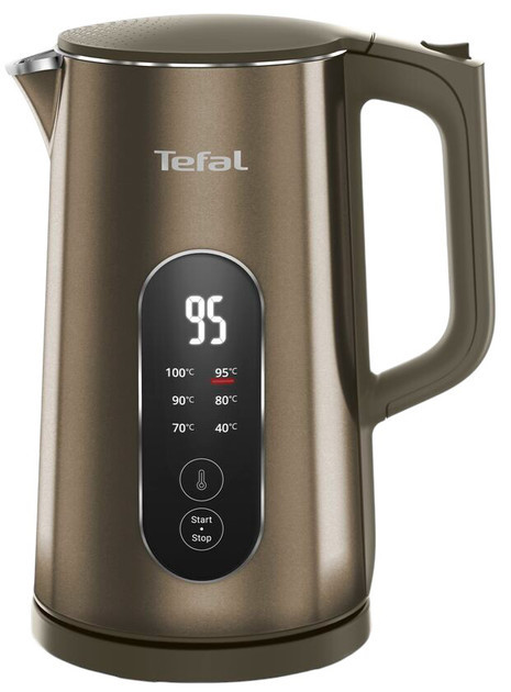 Электрочайник Tefal Selection KI871FE0 1.7 л бронзовый Киев - изображение 1