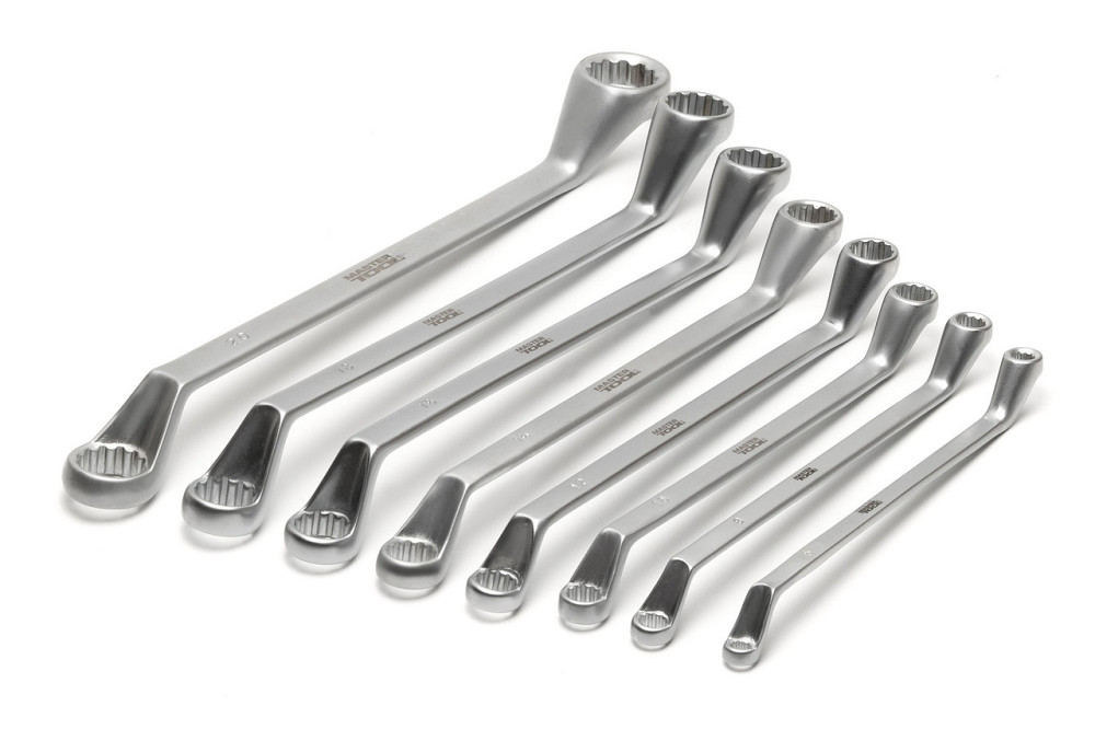 Ключи накидные MASTERTOOL SATIN FINISH набор 8 шт (6–20/22 мм) CrV DIN 838 72-3108 Харьков - изображение 2
