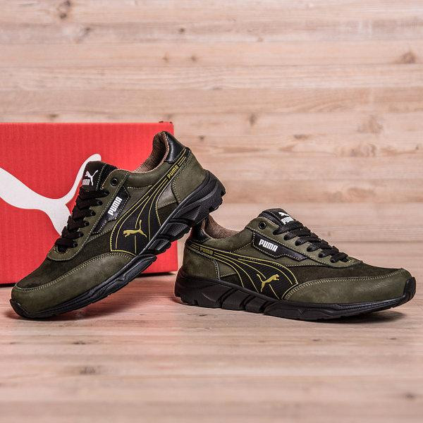 Мужские кожаные кроссовки  Pm Anzarun Green Київ - зображення 8