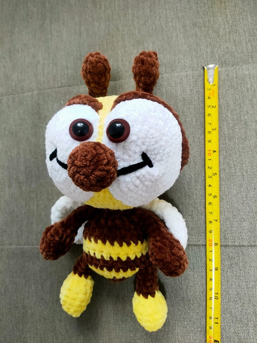 Бджілка Іграшка м'яка в'язана весела ручная работа handmade Нововолинськ - зображення 3