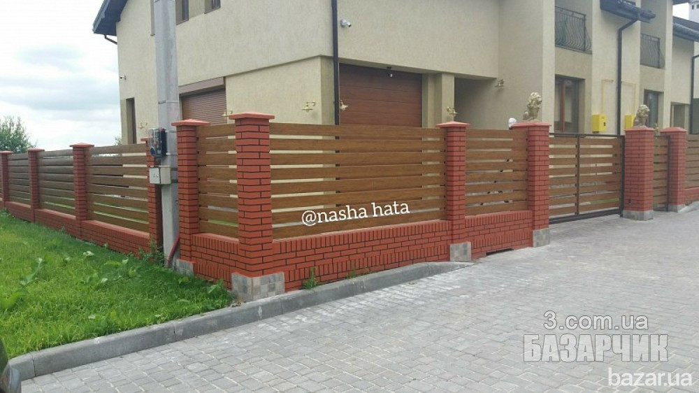 Клінкерні стовпчики і підмурівки для огорожі, паркану під клінкерну цеглу Львів - зображення 7