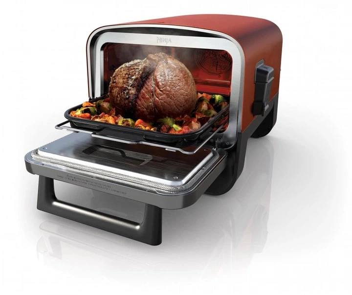 Электродуховка NINJA Woodfire OO101EU 2400 Вт терракотовая Київ - зображення 5