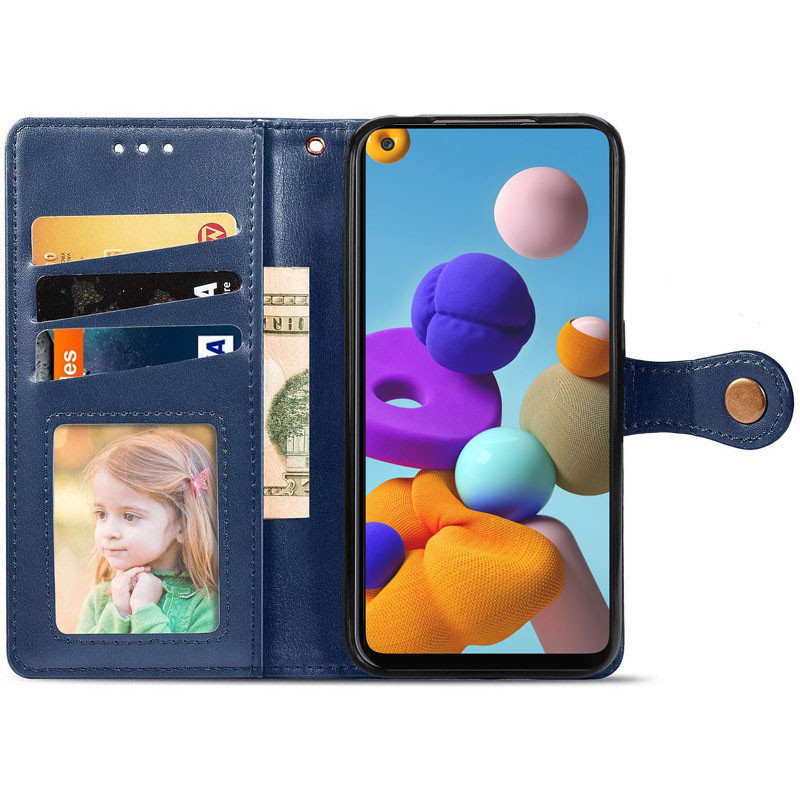 Кожаный чехол-книжка GETMAN Gallant (PU) для Samsung Galaxy A21s Херсон - зображення 12