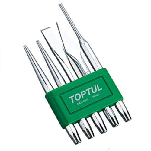 Набор зубил и выколоток TOPTUL 5 шт. GAAV0501 Харків - зображення 1