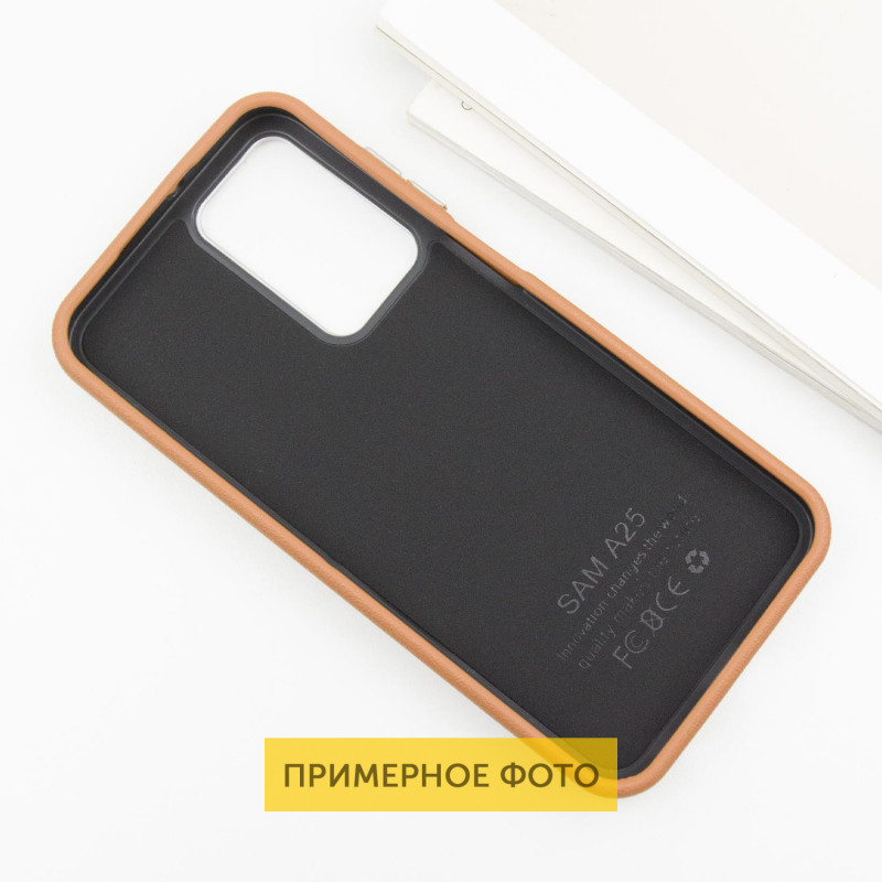 Кожаный чехол Leather Case Metal Buttons для Xiaomi Redmi Note 13 4G Херсон - зображення 4