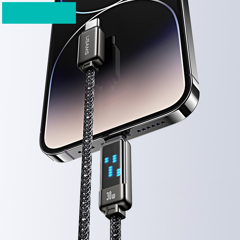 Дата кабель Usams US-SJ744 Meteor Ser. Type-C to Type-C 100W (1.2m) Херсон - зображення 6