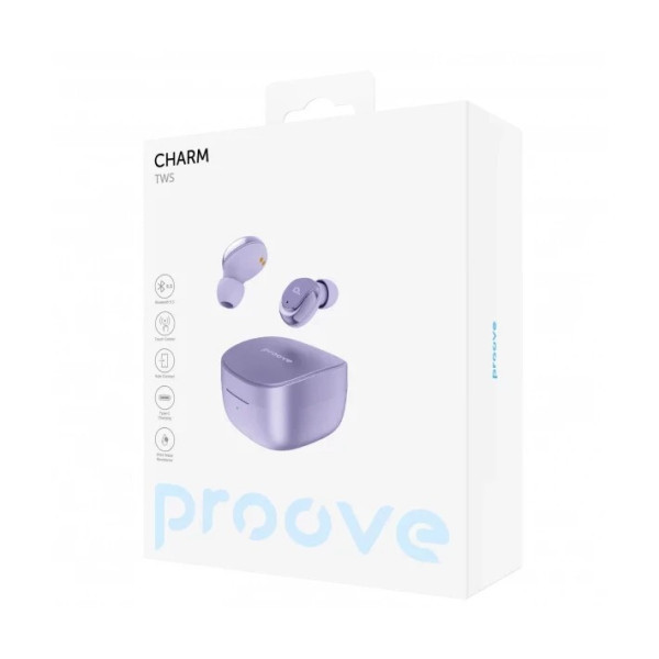 Bluetooth-гарнітура Proove Charm TWS (APP) Purple (TWCH0001AP09) Харків - зображення 4