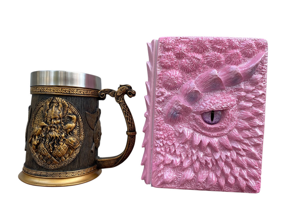 Подарочный набор Кружка 3D Скандинавские Боги и Блокнот 3D «Дракон Единорога» Київ - зображення 1