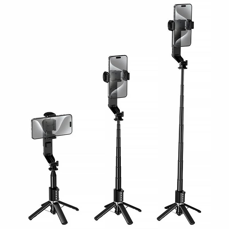 Монопод для селфи Hoco DYY06 трипод + съемный BT пульт + стабилизатор Херсон - изображение 4