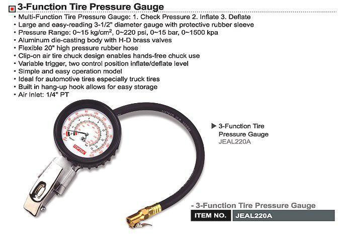 Профессиональный пистолет подкачки шин TOPTUL JEAL220A Харьков - изображение 2