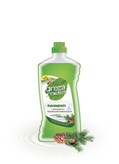 Засіб для миття підлоги Green Emotion Pavimenti Pino 8006130504304 1000 мл Київ - зображення 1