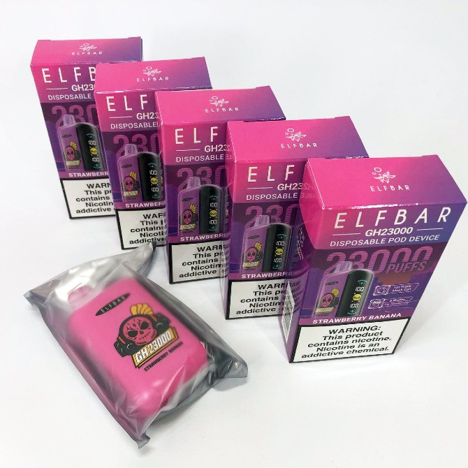 ПОД система ELF BAR GH 5% 23000 тяг, (Полуниця Банан) Кропивницький - зображення 2