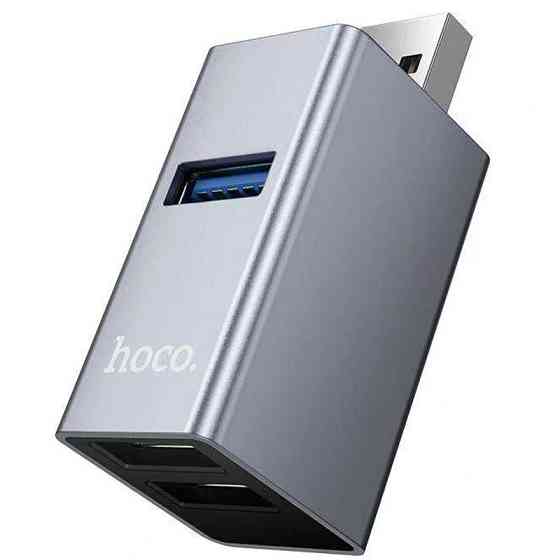 Переходник HUB Hoco HB54 3in1 (USB to 2xUSB2.0+USB3.0) Херсон