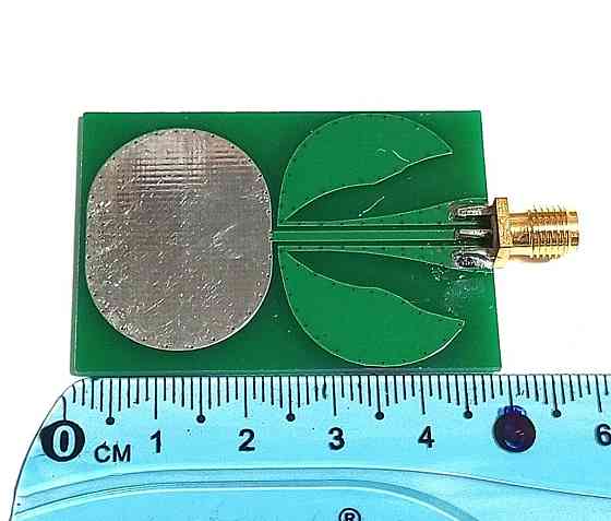 Антенна UWB 2,3 ГГц-10 ГГц 3dBi 5 Вт, SMA-female (гнездо). Смотрите графики КСВ. Дніпро