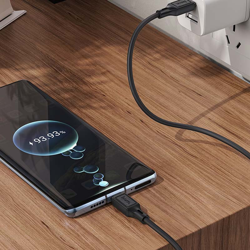 Дата кабель Hoco X90 Cool silicone Type-C to Type-C 60W (1m) Херсон - зображення 5