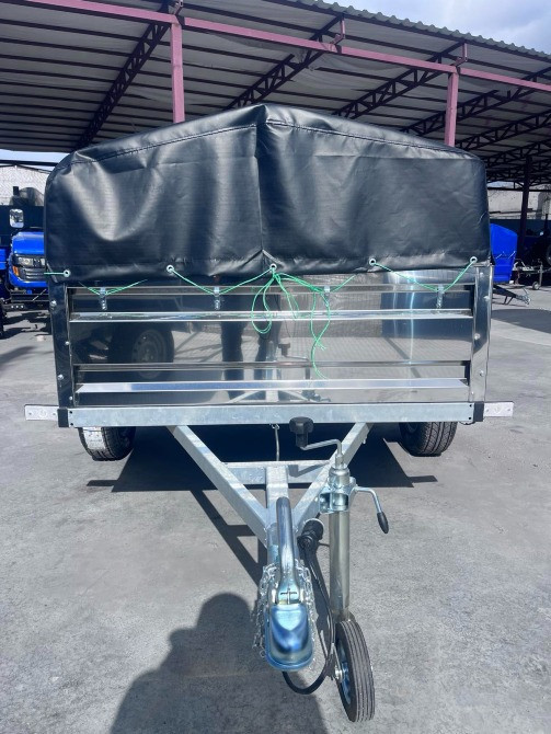 Одновісний причіп із нержавіючої сталі "Дніпро-200х130х40" Шостка - зображення 1