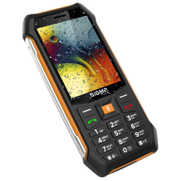 Телефон Sigma mobile X-Style 323 Rain Black/Orange Харків - зображення 5