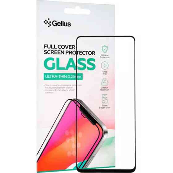 Захисне скло Gelius Full Cover Ultra-Thin 0.25mm для Xiaomi Redmi Note 8/Note 8 (2021) Black Харків