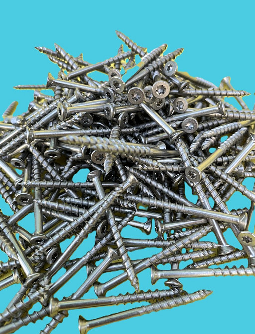 Шуруп для терас 4,8/55 мм, нержавіюча сталь A4, потайна головка TX20 Київ - зображення 3