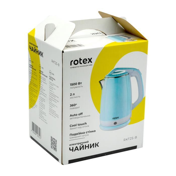 Электрочайник 2 л Rotex RKT25-B Киев - изображение 3