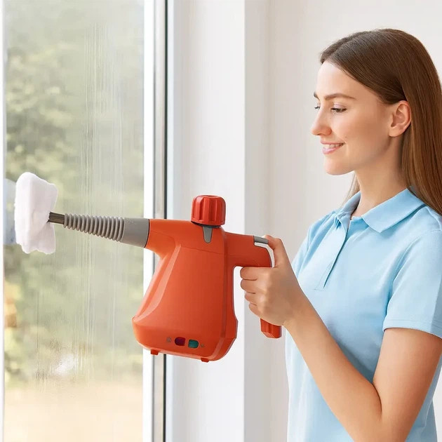 Пароочиститель Domotec MS-1372 1000 Вт оранжевый Киев - изображение 7