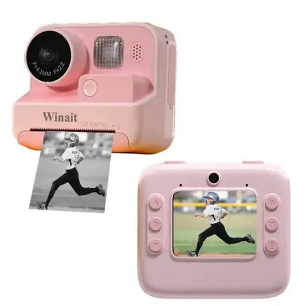 DM Дитяча фотокамера K27 з моментальним друком Pink (Код товару:39267) Харків - зображення 1