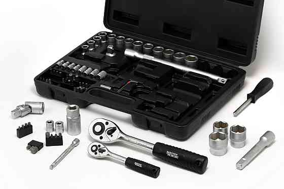 Набор инструментов MASTERTOOL ¼"&½" 72 шт 4-13 мм 10-27 мм кейс 78-7072 Харьков