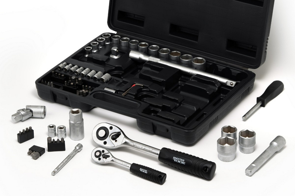 Набор инструментов MASTERTOOL ¼"&½" 72 шт 4-13 мм 10-27 мм кейс 78-7072 Харьков - изображение 2