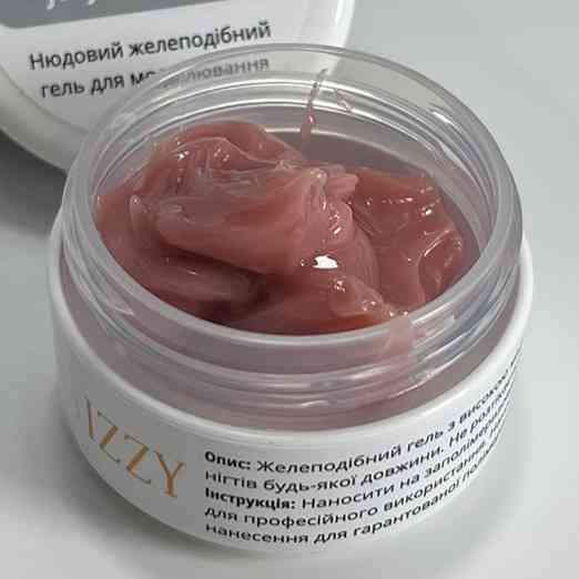 Не тече! Інноваційний Гель-желе Izzy Jelly Builder Gel Skin 20г для моделювання Киев