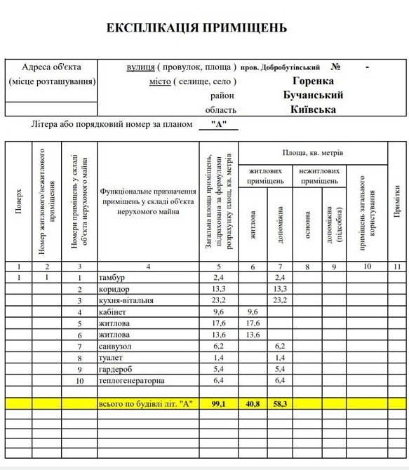 продажа 3-к дом Киево-Святошинский, Горенка, 115000 $  - зображення 3