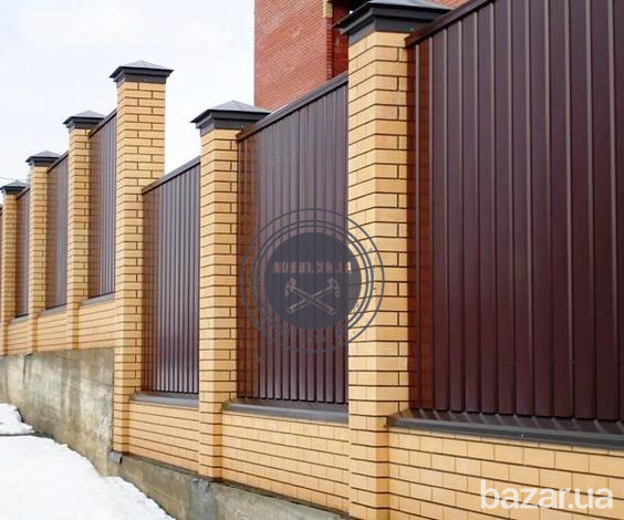 Заборы и ворота -жалюзи из металлических ламелей Кривий Ріг - зображення 2