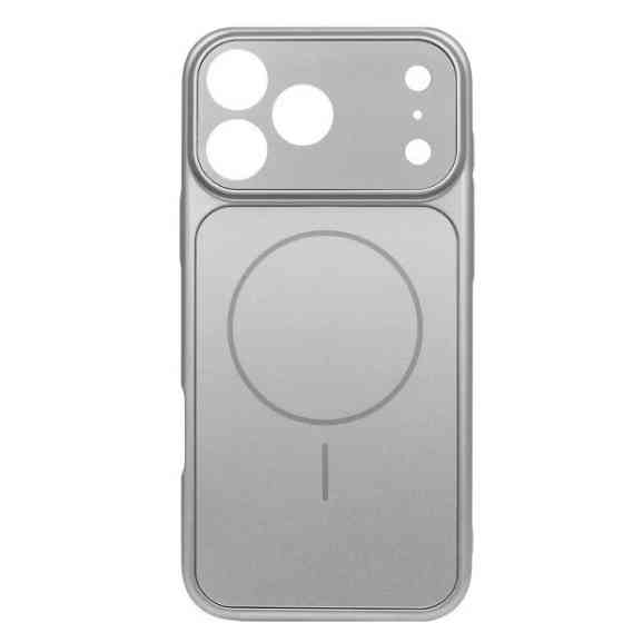 DM Чохол AG Glass Case With MagSafe для iPhone 16 Pro Max Silver Харьков